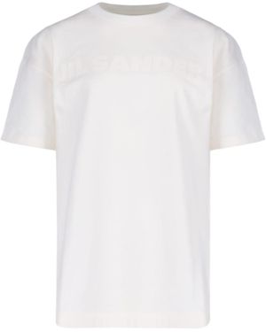 Jil Sander Logo T-Shirt - White