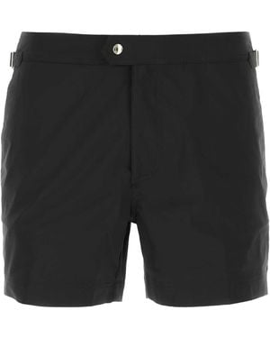 Tom Ford Polyester Swimming Shorts - Black