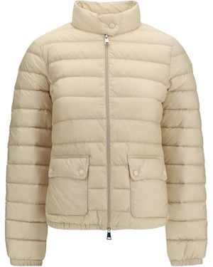 Moncler Down Jacket Lans Polyamide - Natural