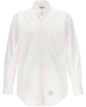 Thom Browne Cotton Oxford Shirt - White