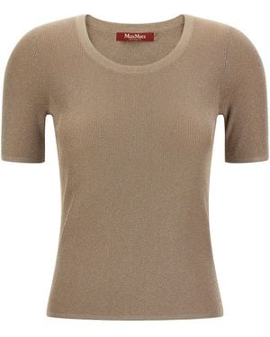 Max Mara 'Mstsequoia' T-Shirt - Natural