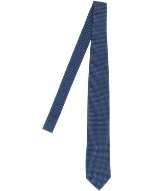 Pal Zileri Patterned Silk Tie Ties, Papillon - Blue