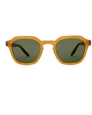 Barton Perreira Bp40002I Tucker Goh-Trs-Vgn Golden Honey Acetate Occhiali Da Sole - Brown