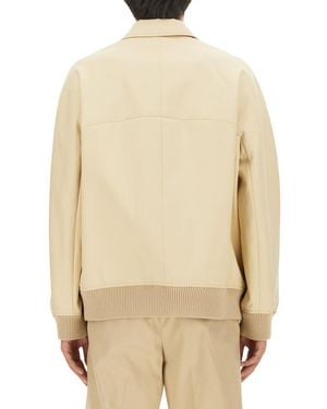 Lanvin Buttoned Jacket Cotton - Natural