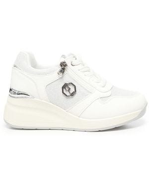 BY BYBLOS Flat Shoes Polyurethane - White
