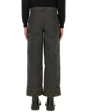 Burberry Carpenter Pants Cotton Pants - Black