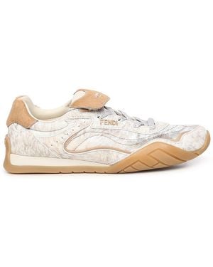 Fendi Wave Pulse Trainers - White