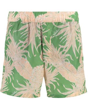 Valentino Garavani Printed Swim Shorts - Green