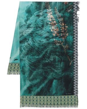 Pierre Louis Mascia Scarf Aloeuw Cm 135X195 - Green