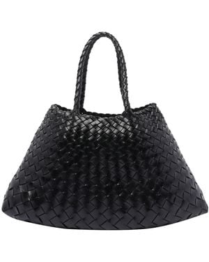 Dragon Diffusion Small Santa Croce Shoulder Bag - Black