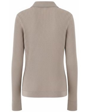 Max Mara Cashmere Polo Shirt - Grey
