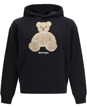 Palm Angels Bear Hoodie - Black