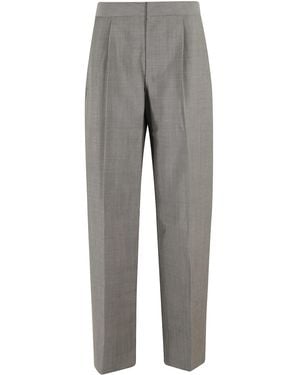 Alexander Wang Mid Rise Tailored Pant - Gray