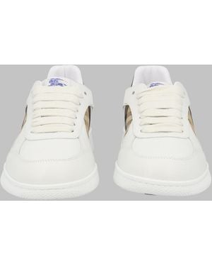 Burberry Sneakers Terrace Calf Leather Sneakers - White