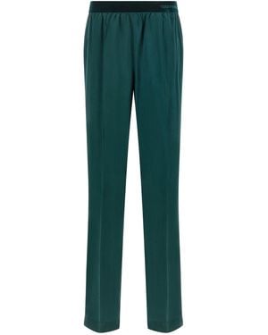 Tom Ford Silk Satin Pajama Pants - Green