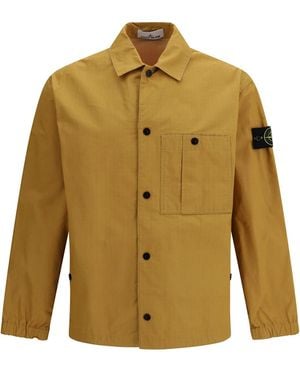 Stone Island Cotton Shirt Jacket - Multicolour