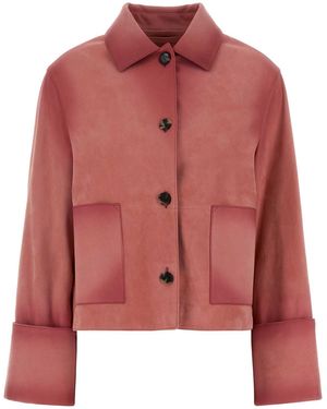 Loewe Leather Jacket - Red