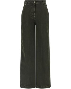 Nude Wide Leg Jeans Cotton - Green