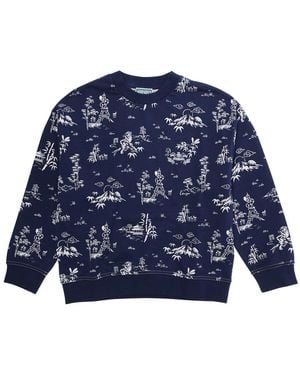 KENZO Crewneck Sweatshirt Cotton Hoods & Sweatshirts - Blue