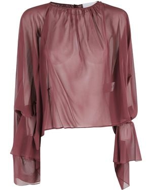 Erika Cavallini Semi Couture Blusa Cora - Red