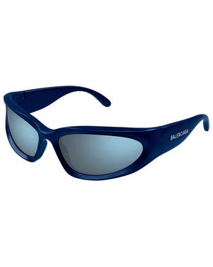 Balenciaga Sunglasses Cat Eye Full Rim, Frame And Lens Bb0157S008 - Blue