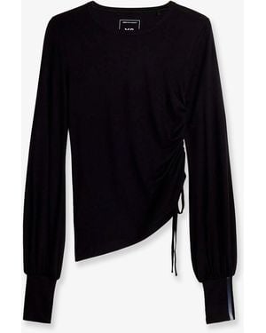 adidas T-Shirt Wool With Iconic Stripes T-Shirts & Jerseys - Black
