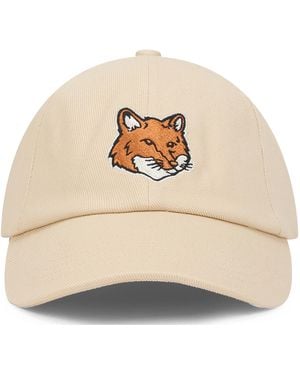 Maison Kitsuné Cotton Cap Hat - Natural