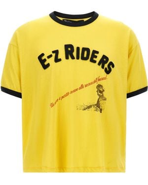 PALY Ez Riders Ringer T-Shirt Cotton - Yellow