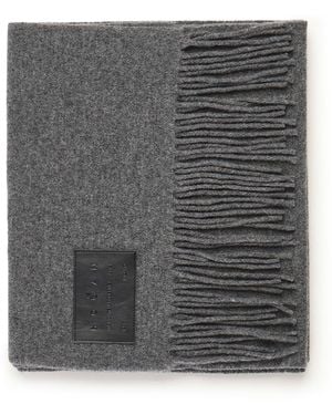 Hogan Cashmere Blend Scarf - Grey