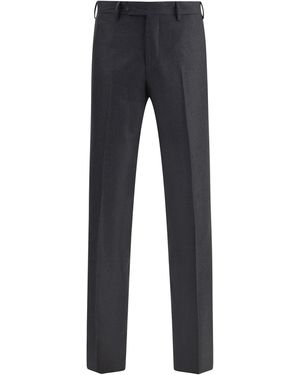 Germano Zama Virgin Wool Trousers - Blue