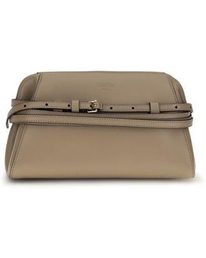 Moschino Goatskin Shoulder Bag - Grey