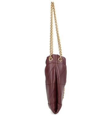 Saint Laurent Cassandre Logo Bag - Purple