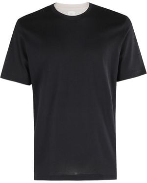 Eleventy Tshirt Bordini - Black