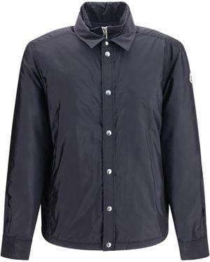 Moncler Meridelle Padded Shirt Jacket - Blue