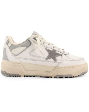 Golden Goose Forty 2 Leather Sneakers - White