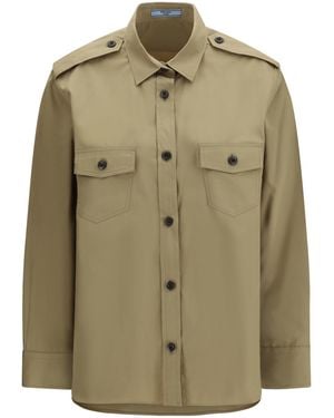 Prada Cotton Poplin Shirt - Green