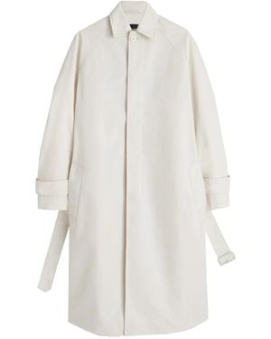Phoebe Philo Oversized Car Coat - White