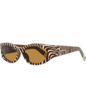 Jacquemus Ovalo Sunglasses Jac4S 011 55Mm Plastic (Acetate) - Black