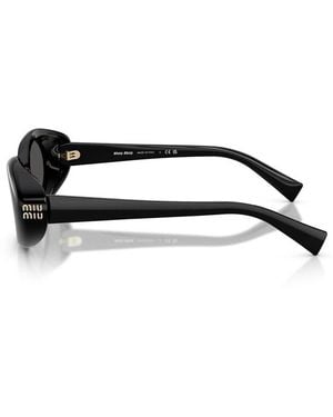 Miu Miu Miu Sunglasses Acetate Eyewear - Black