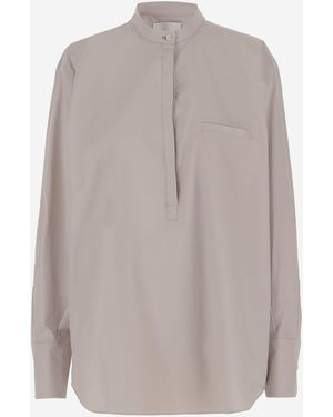 Sa Su Phi Cotton Baloon Shirt - Multicolour