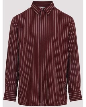 Saint Laurent Viscose Shirt - Purple