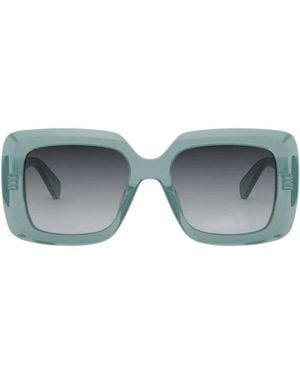 Celine Sunglasses Square Full Rim, Frame And Gradient Lens Cl40263I93B - Grey