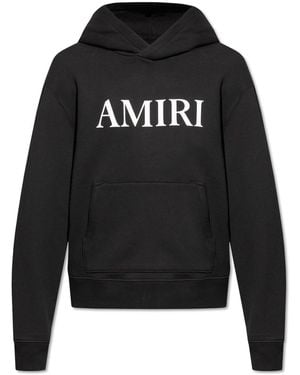 Amiri Logo Printed Hoodie - Black