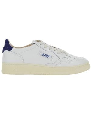 Autry Sneaker Medalist Low With Leather Details - White