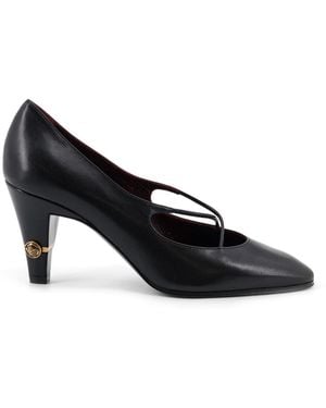 Versace With Heel Pelle - Black