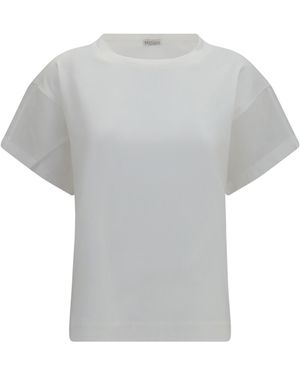 Brunello Cucinelli Cotton T-Shirt - Grey