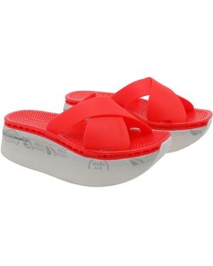 Premiata Sandals Rubber/Rubber Sole - Red