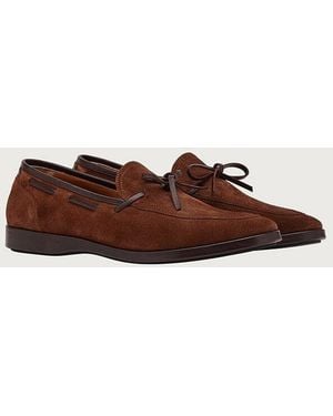 Ferragamo Tassel Slip-On Shoe - Brown