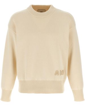 Ami Paris Ami Sweater - White