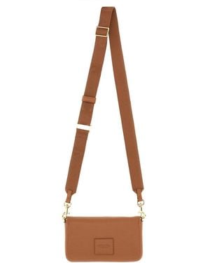 Marc Jacobs Shoulder Bag The Mini Cow Leather - Brown